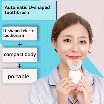 U-Shaped Electric Toothbrush with 360° Silicone Head