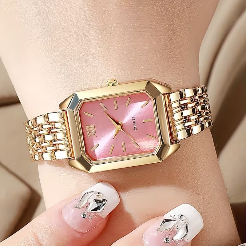 Old Money Watch Gold Multicolor Dial