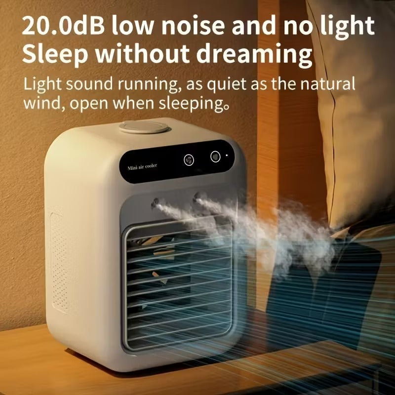 Portable All-In-One Cooling & Humidifying Fan