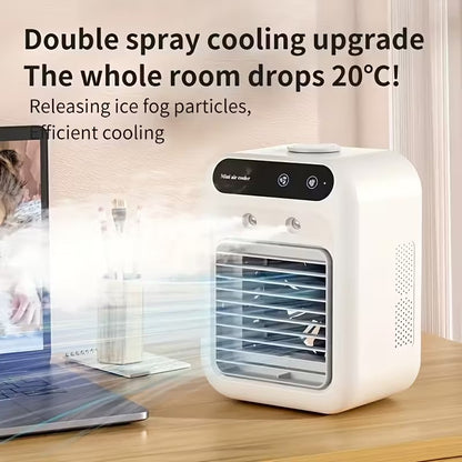 Portable All-In-One Cooling & Humidifying Fan