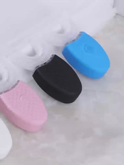 U-Shaped Electric Toothbrush with 360° Silicone Head